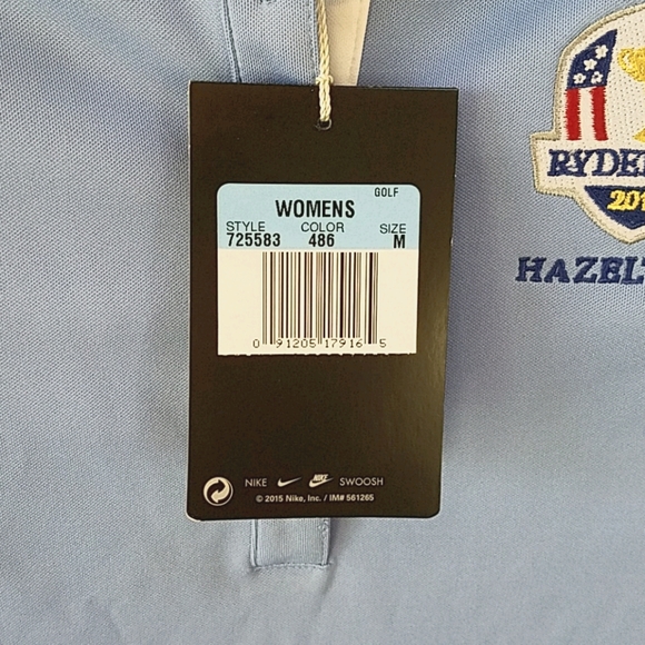 NWT Nike Golf 2016 Ryder Cup Ladies Dri-Fit Polo - Picture 5 of 7